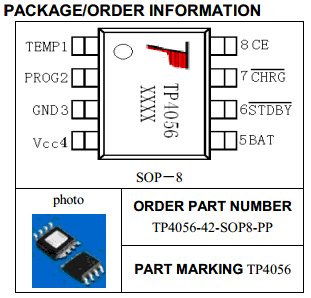 Tp4056 характеристики схема подключения